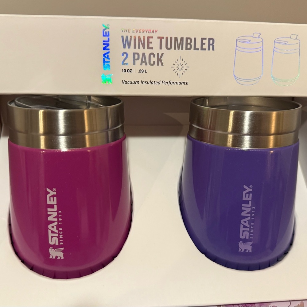 Stanley Wine Tumbler Set - Vibrant Pink & Purple